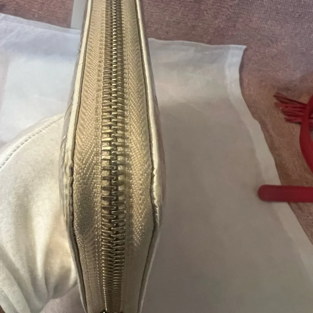 Dior Metallic Gold Women's Wallet
